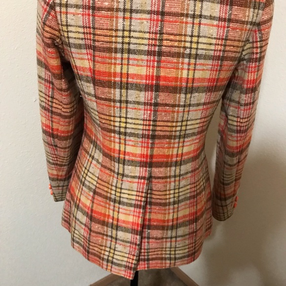 Vintage Young Pendleton Plaid Blazer - Picture 3 of 8